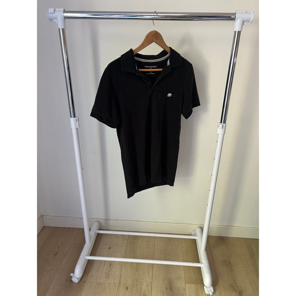 Banana Republic Black Casual Polo Size Small